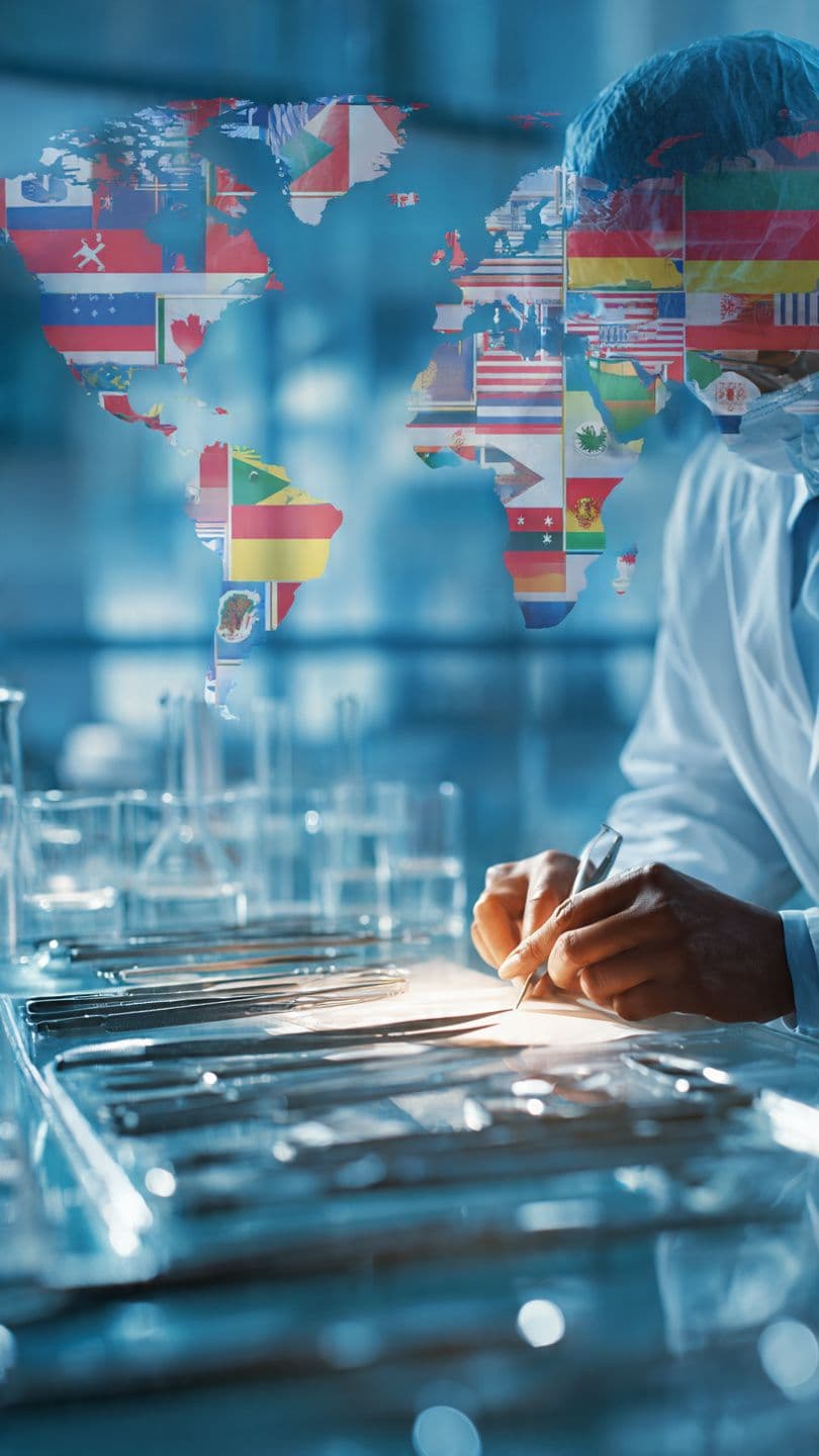 Medical device testing for international markets